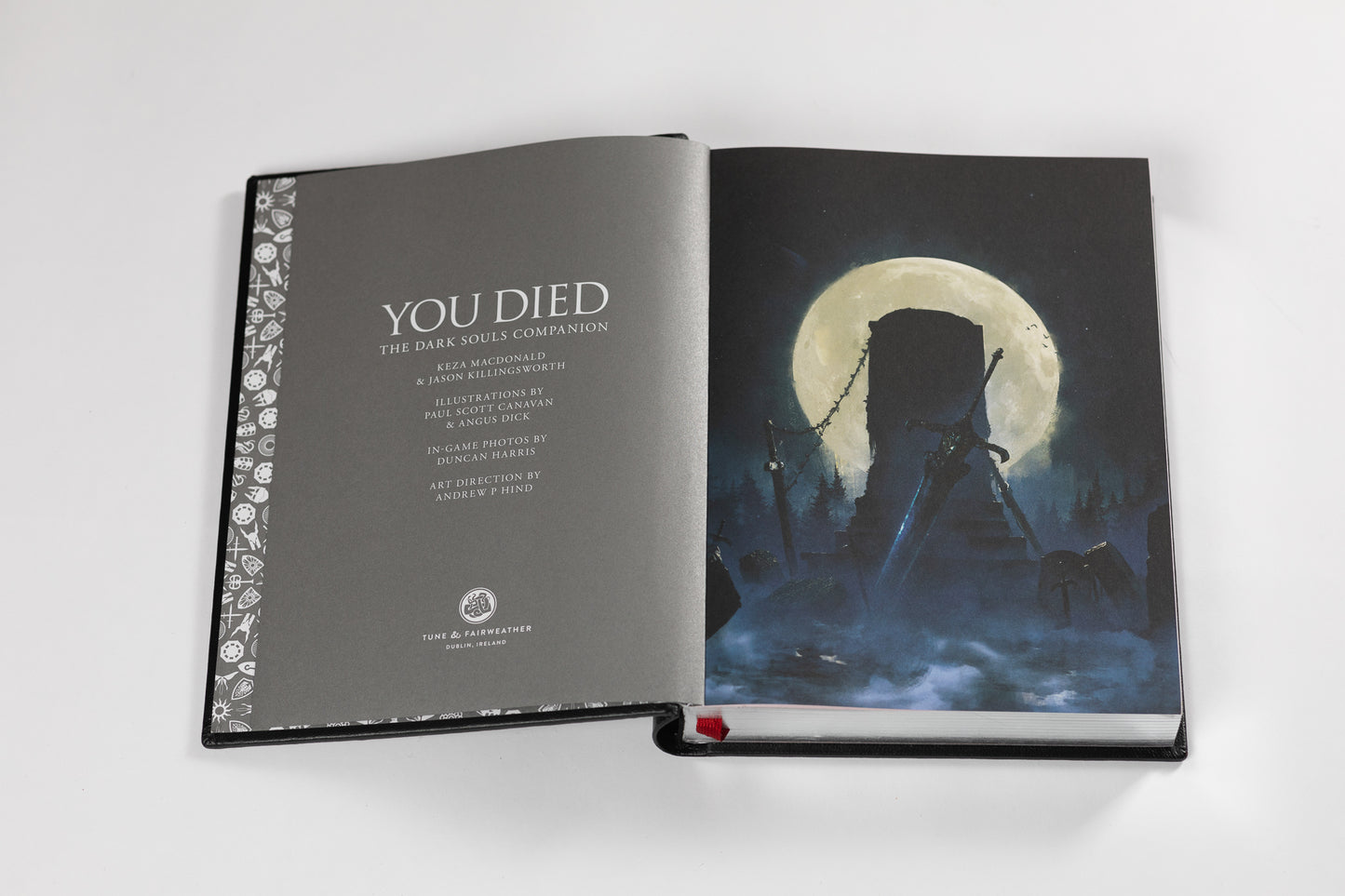 "Gravelord Servant Edition" Italian-leather copy of You Died with handcrafted oak coffin)