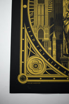 Mother & Child print ("Gold-Hemmed Black" limited edition)