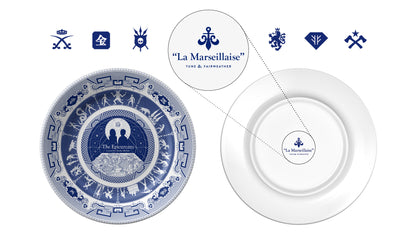 The Epicureans Limited-Edition Collectible Ceramic Plate