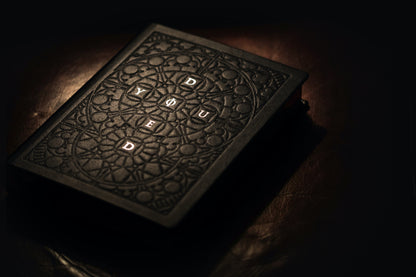 "Gravelord Servant Edition" Italian-leather copy of You Died with handcrafted oak coffin)