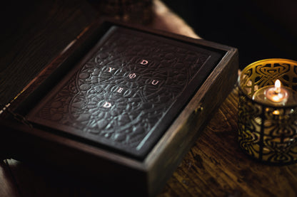 "Gravelord Servant Edition" Italian-leather copy of You Died with handcrafted oak coffin)