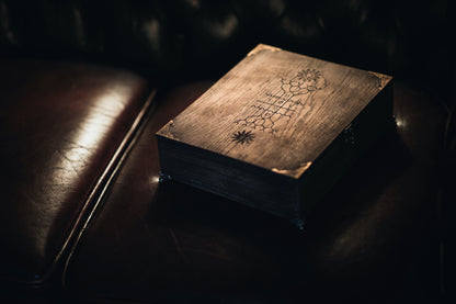 "Gravelord Servant Edition" Italian-leather copy of You Died with handcrafted oak coffin)